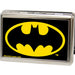 Business Card Holder - LARGE - Batman FCG Black Yellow Metal ID Cases DC Comics   