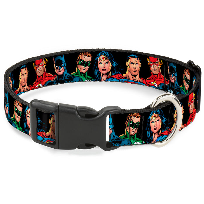 Plastic Clip Collar - Justice League Elite Forces Superheroes Plastic Clip Collars DC Comics   