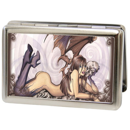 Business Card Holder - LARGE - Guardian FCG Metal ID Cases Sexy Ink Girls   