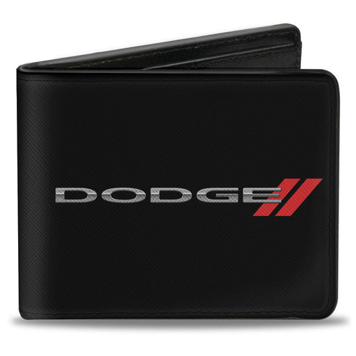 Bi-Fold Wallet - DODGE Red Rhombus Black Silver Red Bi-Fold Wallets Dodge   