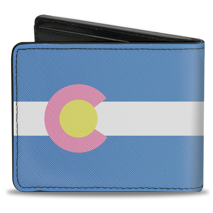 Bi-Fold Wallet - Colorado Flags Pastel Bi-Fold Wallets Buckle-Down   