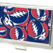 Business Card Holder - SMALL - Steal Your Face Stacked FCG Red White Blue Business Card Holders Grateful Dead   