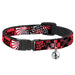 Cat Collar Breakaway - Grunge Chaos Red Breakaway Cat Collars Buckle-Down   