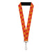 Lanyard - 1.0" - Plaid X4 Fluorescent Oranges Pinks Yellow Lanyards Buckle-Down   