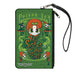 Canvas Zipper Wallet - LARGE - Chibi POISON IVY AND THE SIRENS OF GOTHAM CITY Ivy Greens Canvas Zipper Wallets DC Comics   