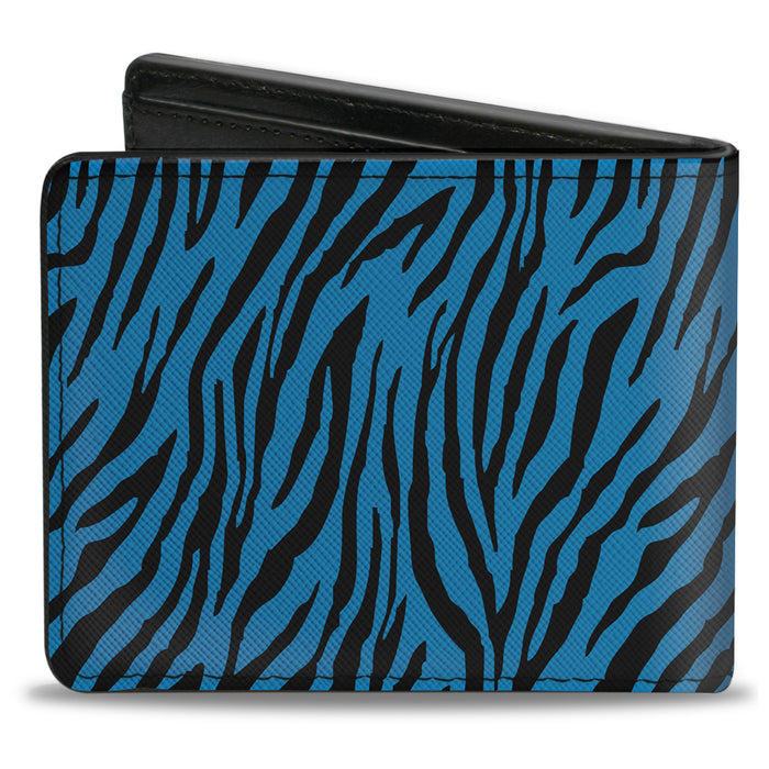 Bi-Fold Wallet - Zebra 2 Turquoise Bi-Fold Wallets Buckle-Down   
