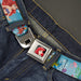 Ariel CLOSE-UP Full Color Seatbelt Belt - Ariel, Sebastian & Flounder Scene2 Webbing Seatbelt Belts Disney   