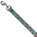 Dog Leash - Sheriff's Gear/Vertical Stripe Turquoise/Browns Dog Leashes Buckle-Down   