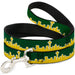 Dog Leash - Seattle Skyline Green/Yellow Dog Leashes Buckle-Down   