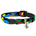 Cat Collar Breakaway - Camo Multi Neon Breakaway Cat Collars Buckle-Down   