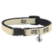 Cat Collar Breakaway - Tan Breakaway Cat Collars Buckle-Down   