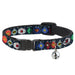 Cat Collar Breakaway with Bell - DC Comics Justice League Holiday Ornament Icons and Stars Breakaway Cat Collars DC Comics   