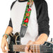 Guitar Strap - Only God Can Judge Me Green Guitar Straps Buckle-Down   