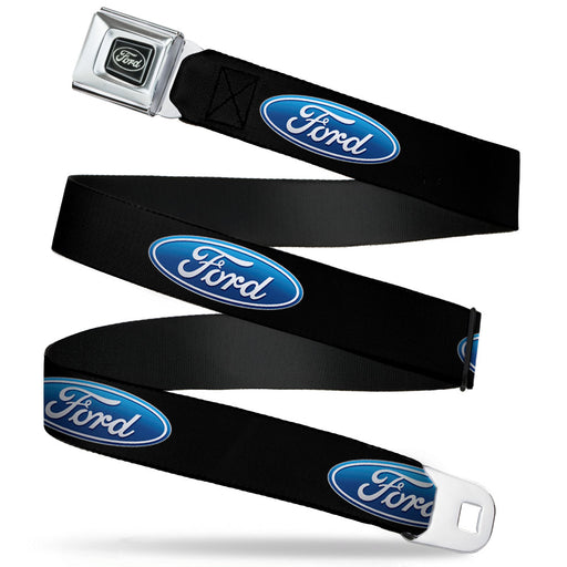 Ford Emblem Seatbelt Belt - Ford Oval Logo REPEAT Webbing Seatbelt Belts Ford   