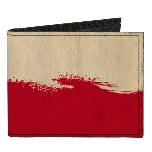 Canvas Bi-Fold Wallet - Texas Flag Distressed Painting Canvas Bi-Fold Wallets Buckle-Down   