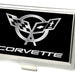 Business Card Holder - SMALL - Corvette FCG Black Silver Business Card Holders GM General Motors   