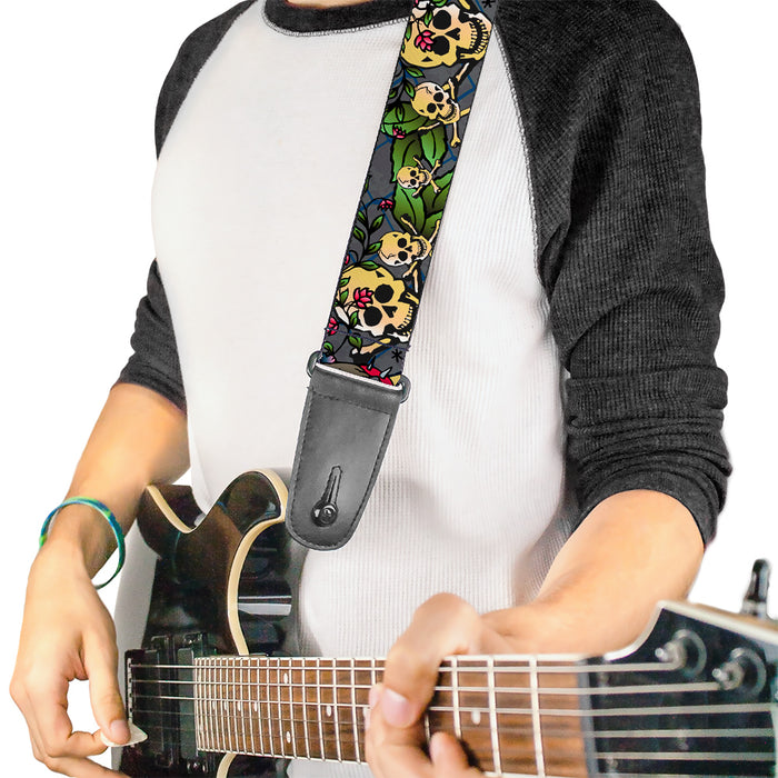 Guitar Strap - Trust No One Gray Guitar Straps Buckle-Down   