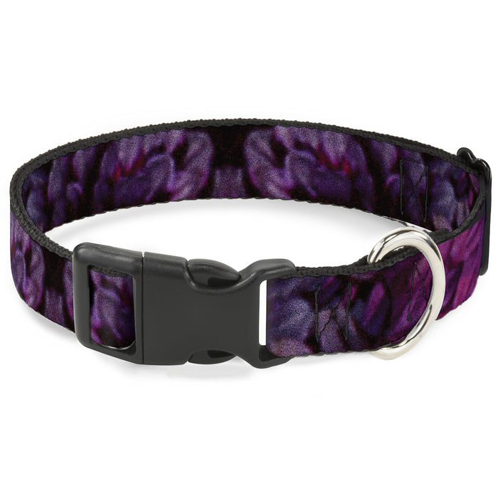 Plastic Clip Collar - Vivid Floral Collage Pinks Plastic Clip Collars Buckle-Down   