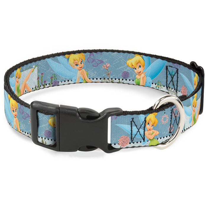 Plastic Clip Collar - Tinker Bell Garden Poses Plastic Clip Collars Disney   