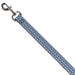 Dog Leash - Anchor2 Monogram Baby Blue/Navy/White Dog Leashes Buckle-Down   