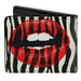 Bi-Fold Wallet - Mouth Zebra Bi-Fold Wallets Buckle-Down   