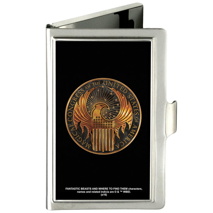 Business Card Holder - SMALL - MACUSA Seal FCG Black Golds Business Card Holders The Wizarding World of Harry Potter Default Title  