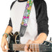 Guitar Strap - Gems Stacked Multi Color Guitar Straps Buckle-Down   