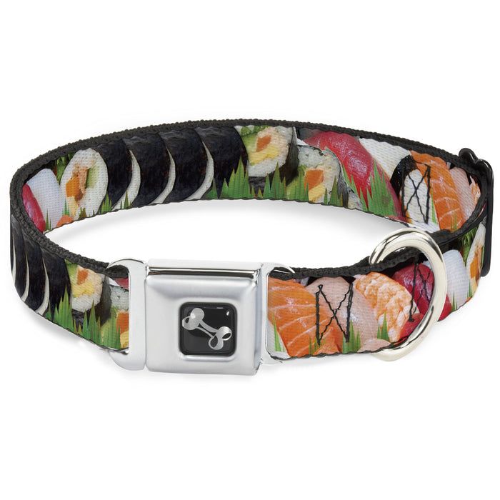 Dog Bone Seatbelt Buckle Collar - Sushi Vivid Seatbelt Buckle Collars Buckle-Down   