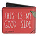 Bi-Fold Wallet - Star Wars The Child Sketch + THIS IS MY GOOD SIDE Red White Bi-Fold Wallets Star Wars   