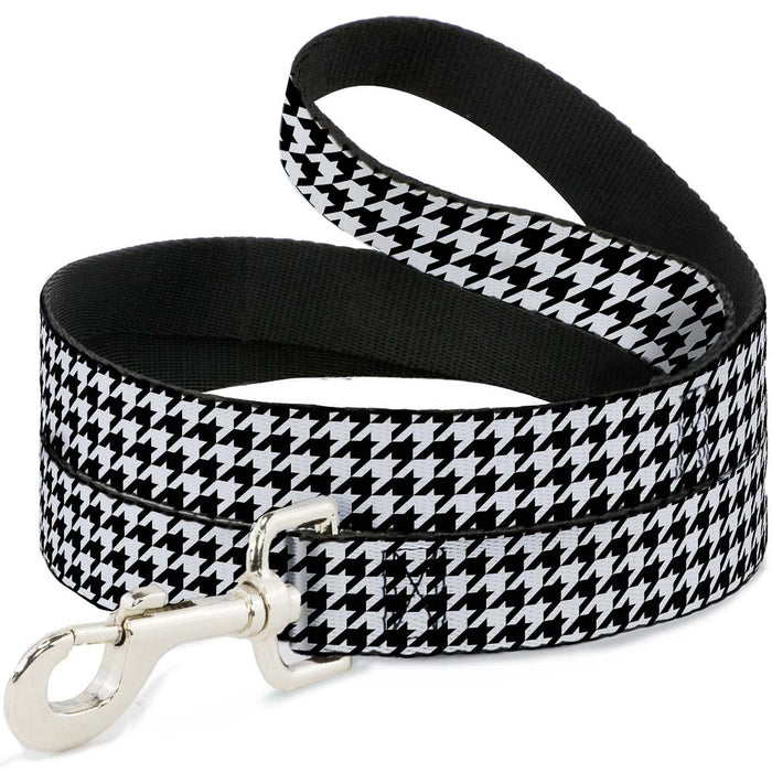 Dog Leash - Houndstooth Black/White Dog Leashes Buckle-Down   