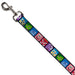 Dog Leash - Inside Out 6-Character Esxpression Blocks Purple/Multi Color Dog Leashes Disney   