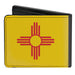 Bi-Fold Wallet - New Mexico Flag Black Bi-Fold Wallets Buckle-Down   