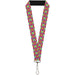 Lanyard - 1.0" - Ogee Lime Blue Fuchsia Orange Lanyards Buckle-Down   