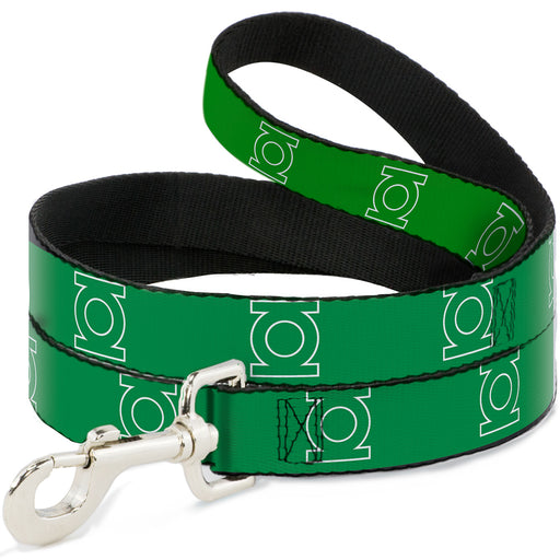 Dog Leash - Green Lantern Logo Green/White Dog Leashes DC Comics   