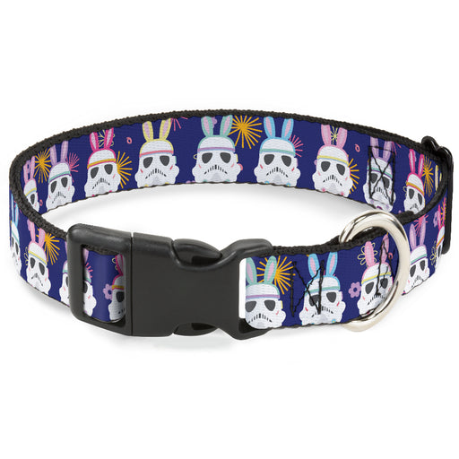 Plastic Clip Collar - Star Wars Holiday Stormtrooper Easter Bunny Ears Purple Plastic Clip Collars Star Wars   