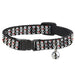 Cat Collar Breakaway - Skull w Bow Black White Red Breakaway Cat Collars Buckle-Down   