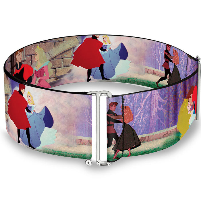 Cinch Waist Belt - Sleeping Beauty & Prince Scenes Womens Cinch Waist Belts Disney   