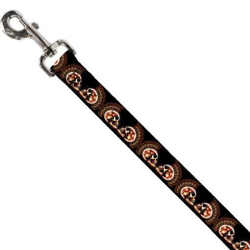 Dog Leash - Mohawk Skulls - NO Star Dog Leashes Buckle-Down   