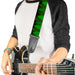 Guitar Strap - Pine Tree Silhouettes Black Greens Guitar Straps Buckle-Down   