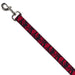 Dog Leash - Peace Dots Black/Fuchsia Dog Leashes Buckle-Down   