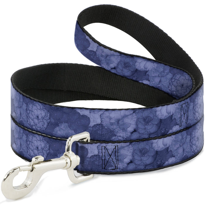 Dog Leash - Vivid Floral Collage2 Blues Dog Leashes Buckle-Down   