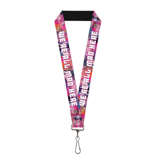 Lanyard - 1.0" - Transparent Cheshire Cat Poses WE'RE ALL MAD HERE Lanyards Disney   