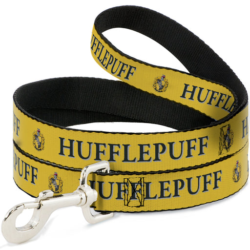 Dog Leash - Harry Potter HUFFLEPUFF & Crest Yellow/Black Dog Leashes The Wizarding World of Harry Potter   