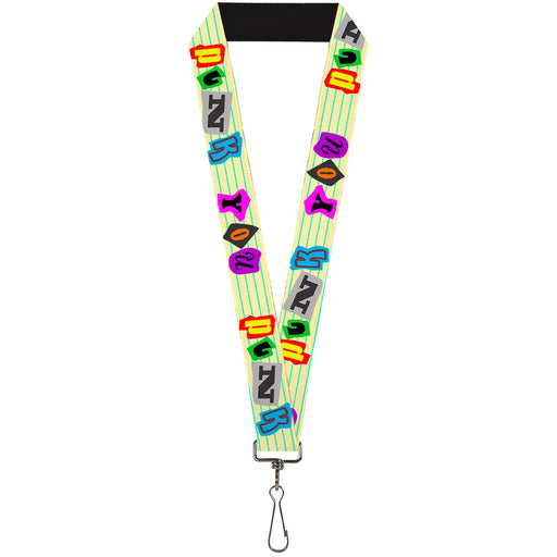 Lanyard - 1.0" - Punk You Legal Pad Full Color Lanyards Buckle-Down   