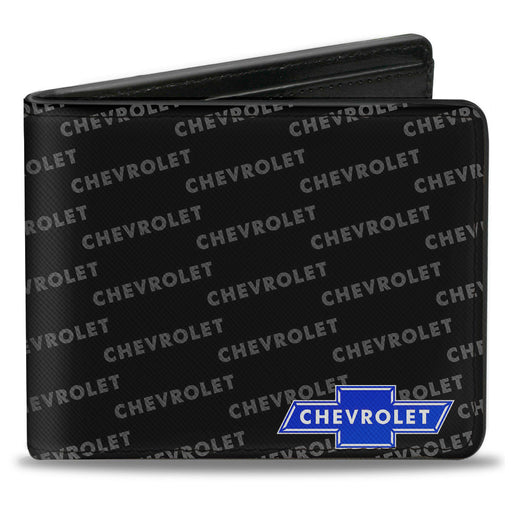 Bi-Fold Wallet - Chevy Bowtie CORNER w Text Bi-Fold Wallets GM General Motors   