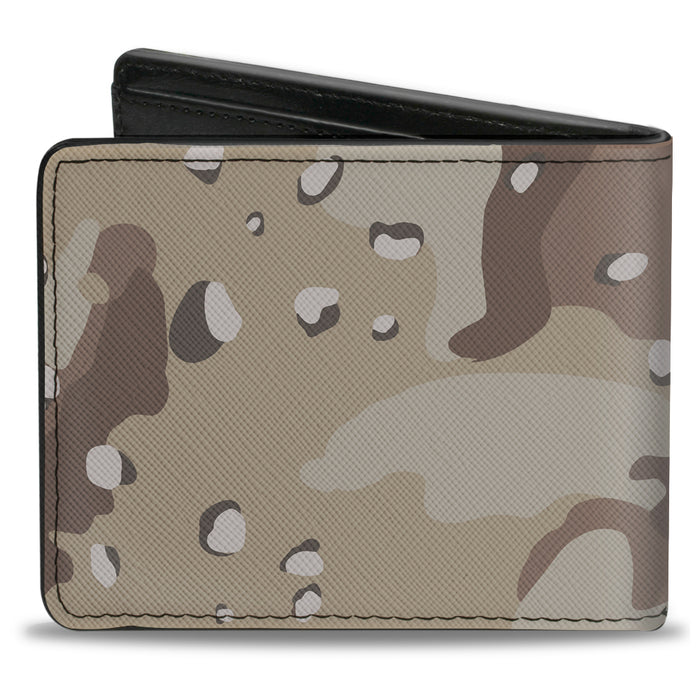 Bi-Fold Wallet - Desert Camo Tans Browns Bi-Fold Wallets Buckle-Down   