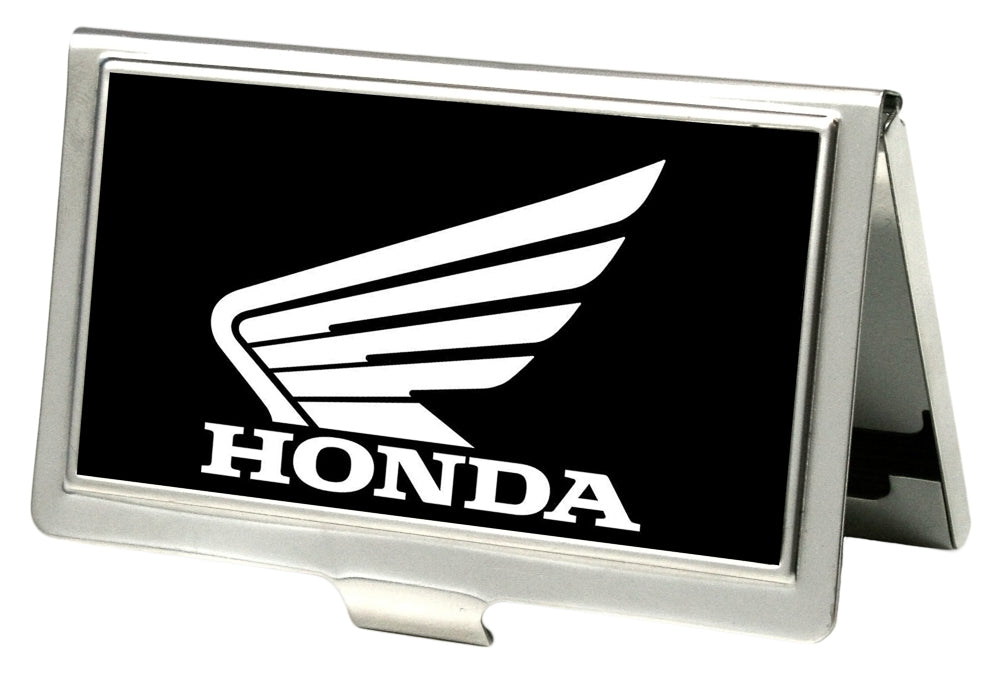 Business Card Holder - SMALL - HONDA Motorcycle FCG Black White Business Card Holders Honda Motorsports   
