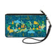 Canvas Zipper Wallet - SMALL - ENCANTO Floral Logo Blues Canvas Zipper Wallets Disney   