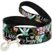 Dog Leash - Tinker Bell Floral Collage CLASSY AND SASSY Dog Leashes Disney   
