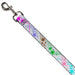 Dog Leash - Falling Stars White/Multi Color Dog Leashes Buckle-Down   